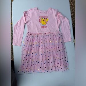 Girls Pokémon Pikachu Pink Tulle Tutu Dress Size XL (14)